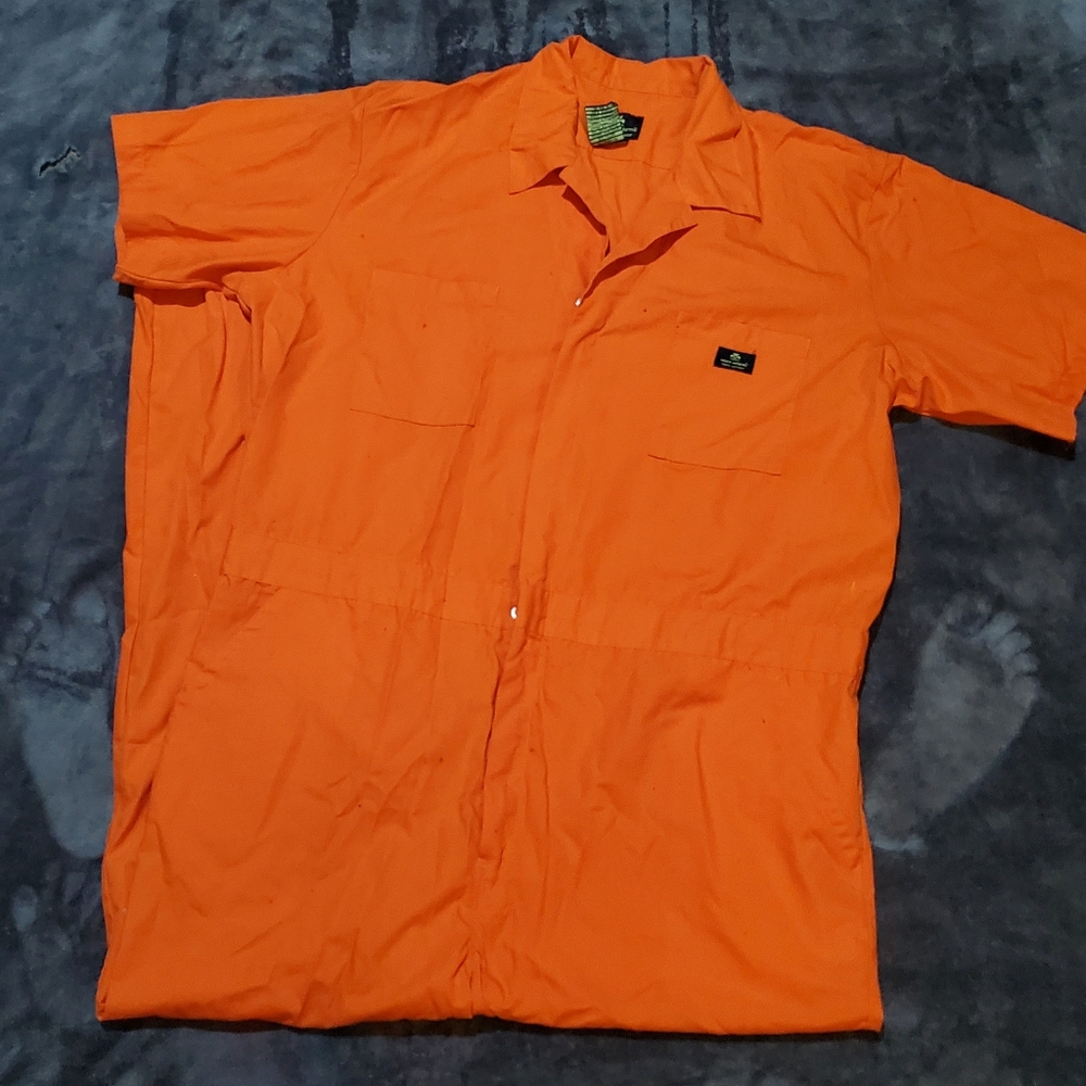Bright Orange Jumpsuit